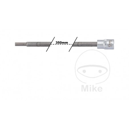 κεφαλή μύτης 3/8 6 mm länge 350 allen