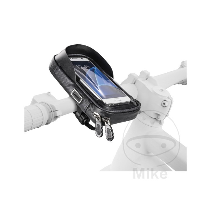 HAMA Soporte universal con bolsa para móvil y bicicleta giratorio repelente al agua MULTI 360º 1941009