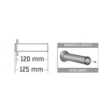 nyitott markolatok 126mm a01041c5240
