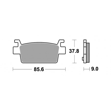 hiilikeraamiset jarrupalat 07121