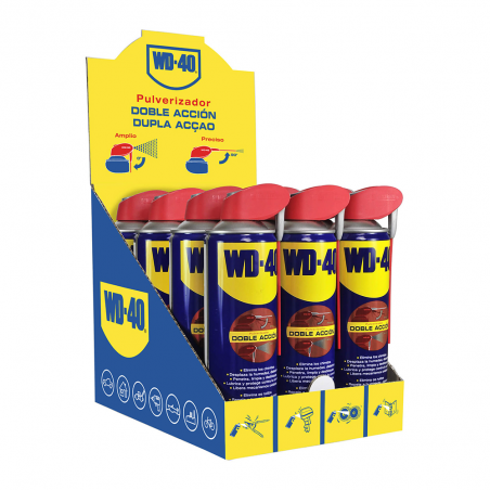 expozitor spray lubrifiant aplicator dublă utilizare  500ml 12uds