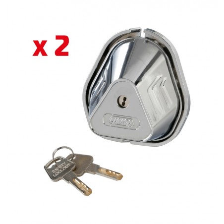 kit of 2 additional locks for vehicle doors with 2 keys included - lampa