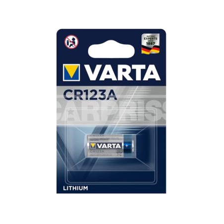 buborékcsomagolás 1 lítium elem  cr123a 3v