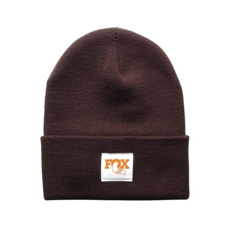 pletená čepice fox fold over beanie