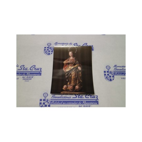carte poștală muzeul virgen inmaculada sahagún (imagine devoțională, carte poștală, suvenir religios) monjas benedictinas monasterio santa cruz sahagún