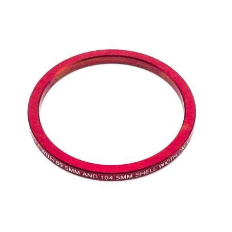 distansbricka i legering 2.5mm bb92