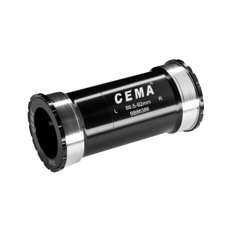 verchroomde stalen trapas bb86-bb92 para fsa386/rotor 30mm
