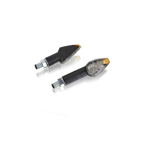 universal black short arm turn signals, approved