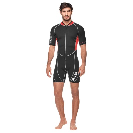 muta subacquea seac ciao man 2.5mm - shorty con zip frontale