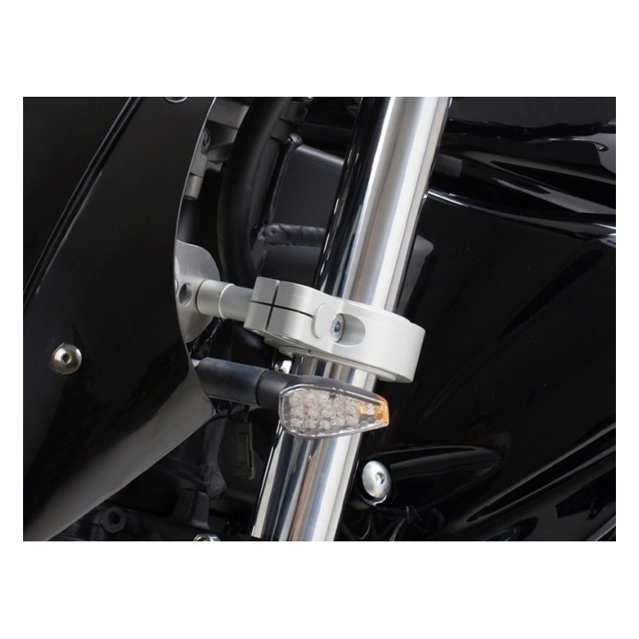 PUIG Mask twin-headlight flange set 49mm-54mm 5245