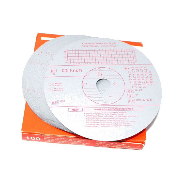 VDO Δίσκοι ταχογράφου φορτηγού 125 24 EC4K 15046