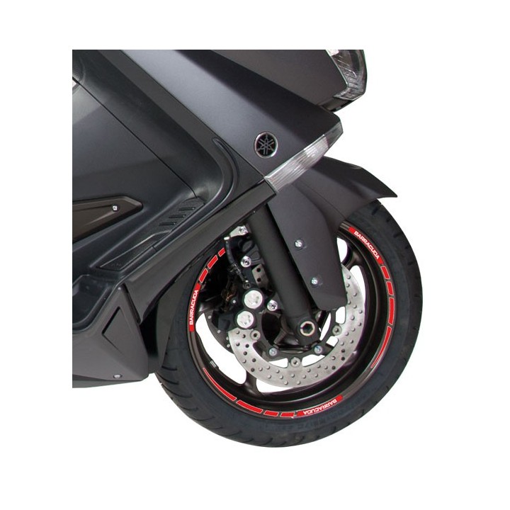 BARRACUDA Strip de tirillas adhesivas para llantas moto N5400